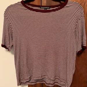 Brandy Melville Ribbed Striped T